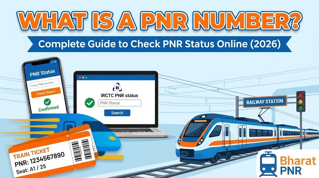 What is a 10 digit Indian Railways PNR number and how to check status