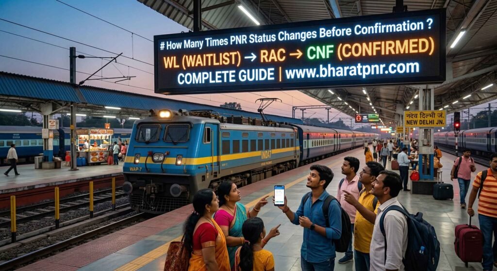 How Many Times PNR Status Changes Before Confirmation?