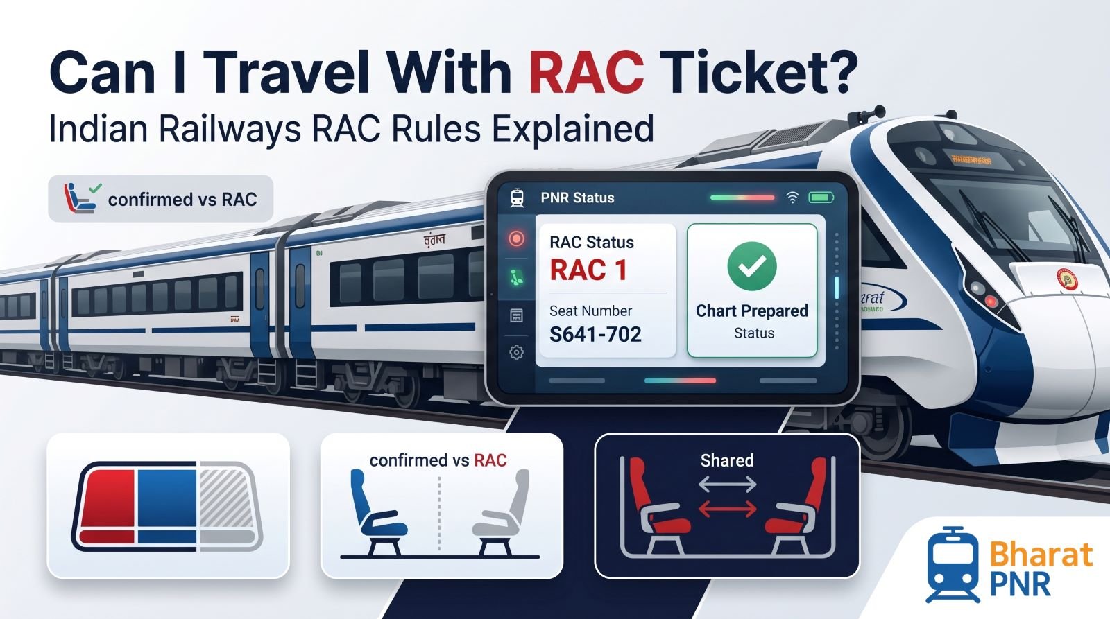 Can I Travel With RAC Ticket? RAC Rules Explained