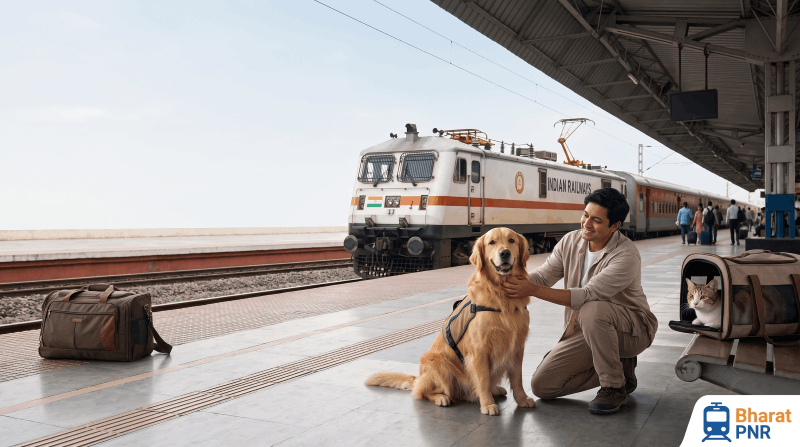 How to Travel with Pets (Dogs/Cats) in Indian Railways? Step-by-Step Guide