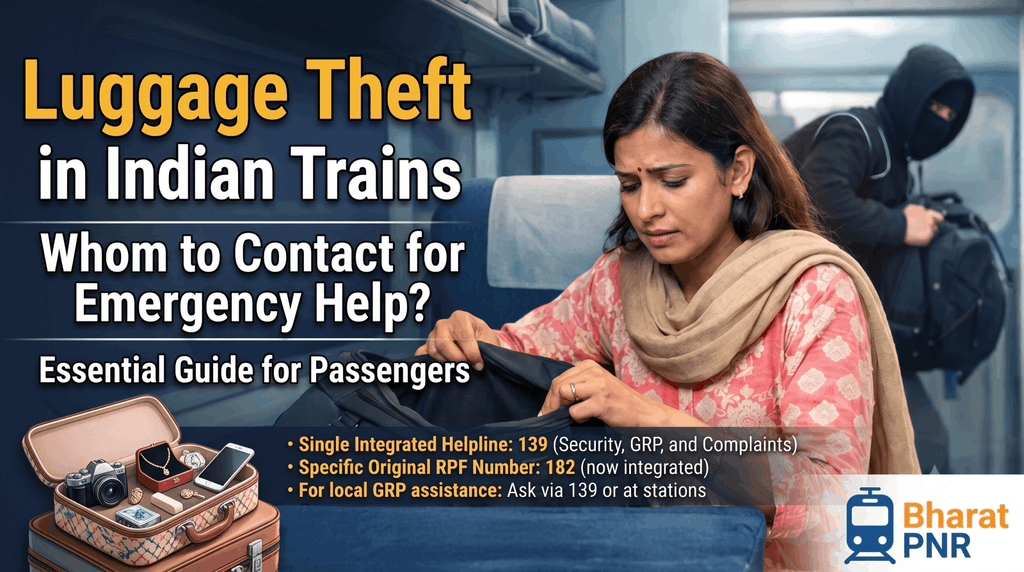 Train Theft: What to Do If Your Belongings Are Stolen? RPF & e-FIR Process Explained